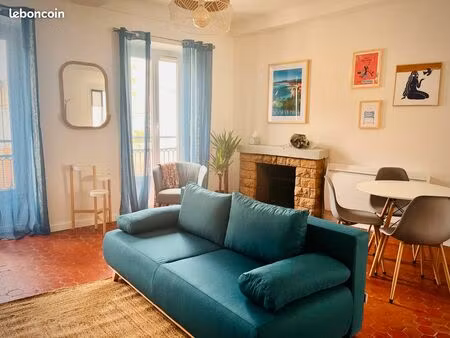 t2 meublé – location 1 à 2 mois – idéal stage / mission – nice