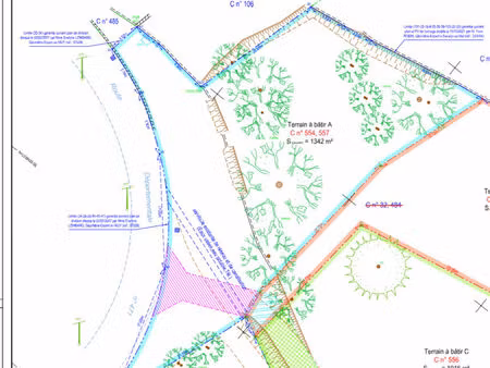 terrain constructible artignosc sur verdon 1342 m2 avec possibilité de faire deux construc