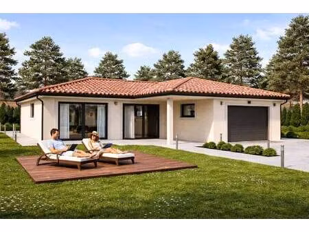 terrain avec maison neuve à vendre