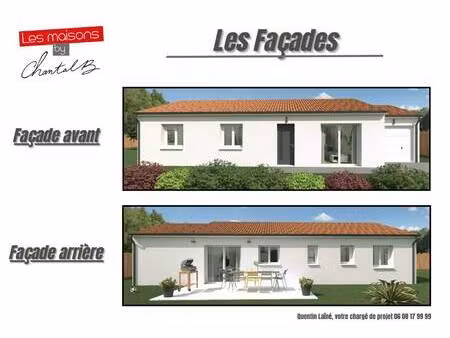 terrain avec maison neuve à vendre