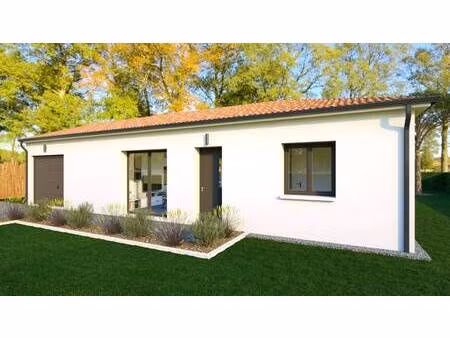 terrain avec maison neuve à vendre