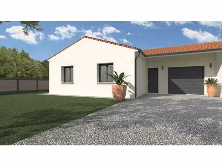 terrain avec maison neuve à vendre