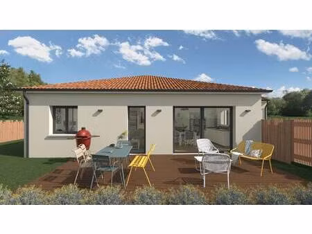 terrain avec maison neuve à vendre