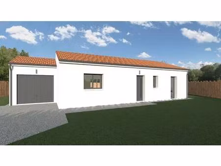 terrain avec maison neuve à vendre