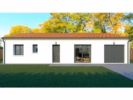 terrain avec maison neuve à vendre