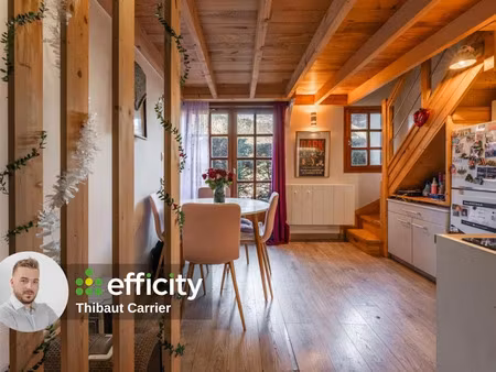 vente appartement 2 pièces 16.93 m² à demi-quartier (74120)  180 000 €