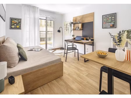 location meublée appartement 1 pièce 17 m² à villeneuve-d'ascq (59491)  586 €