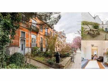 maison à vendre avec terrasse et jardin   ixelles (vbe02730)