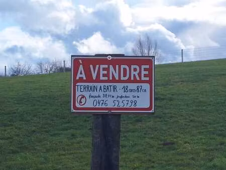 terrain à bâtir 1887m² à honnelles  vue dégagée