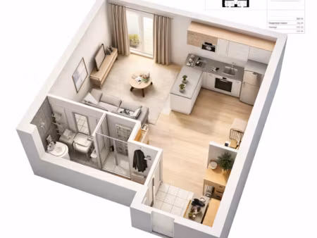 appartement de type 1 de 32m2 idéal investisseur