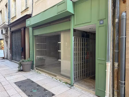 local commercial bagnols sur cèze - 2 pièces- 46 m² + dépôt