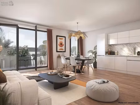 vente appartement 3 pièces 74 m² à courbevoie (92400)  654 000 €