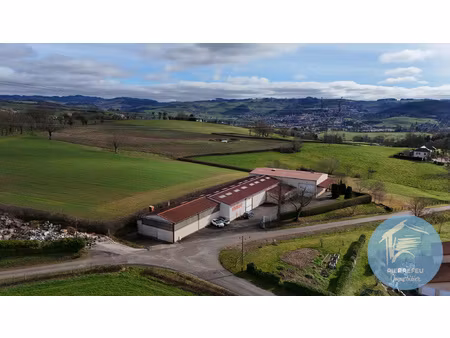 à louer entrepôt avec bureaux 1 417 m2 combres (thizy-