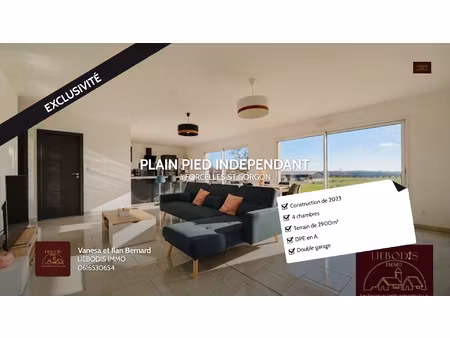 plain-pied indépendant de 2023  terrain 3000m2  dpe en a !