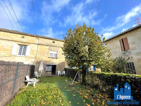 exclusivité ! latresne- bord de garonne- maison type 2 duplex avec cour couverte et jardin