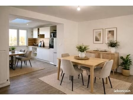 maison 90m²  3ch  garage 33m²  sous sol  jardin