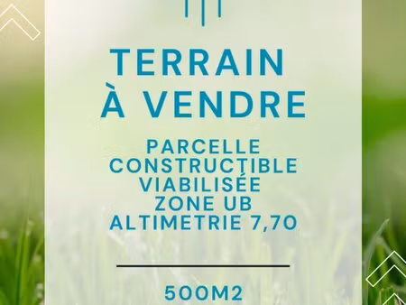 en vente terrain non constructible 71 m² – 365 800 € |noirmoutier-en-l'île