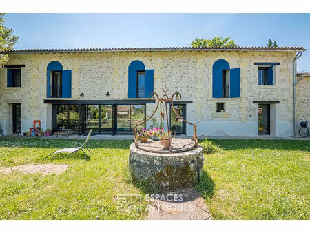 maison en pierre de 320m2 avec vue