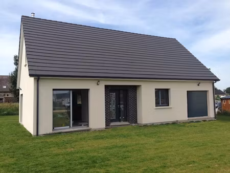 vente maison à construire 90 m² montreuil-en-caux (76850)