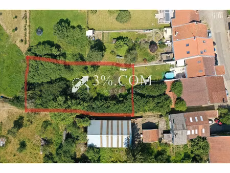 vente terrain 1100 m² à velaine-sous-amance (54280)  154 500 €