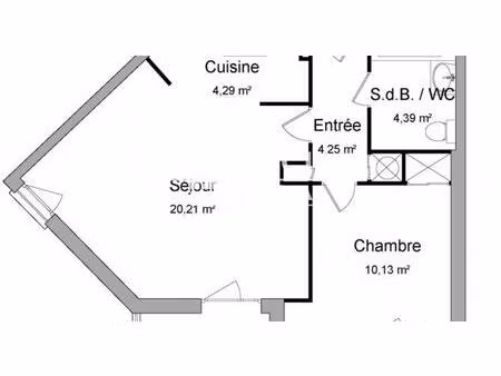 soisy - f2 avec balcon