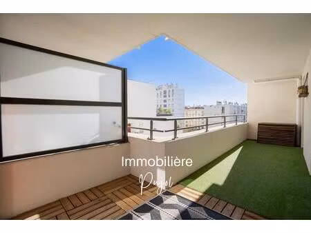 location appartement t3 climatisé avec terrasse et parking double - marseille 13009 - quar