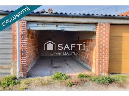 garage de 19 m2 avec hauteur sous linteau de 2.19 m  secteur saint-michel.