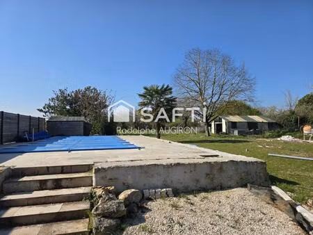 maison restauree avec piscine