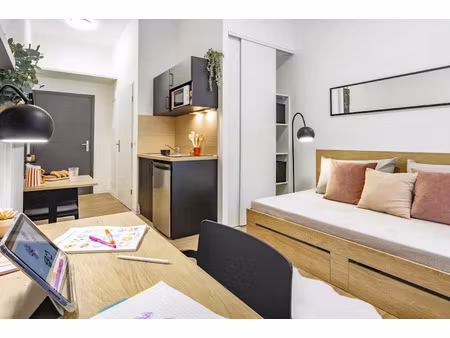 location meublée appartement 1 pièce 17.3 m² à loos (59120)  555 €