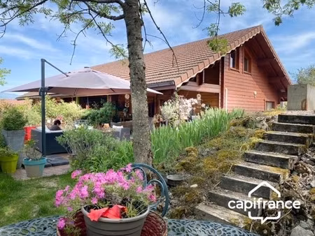 a vendre cuzieu 01300 maison construction bois   de plain-pied  sur terrain de 1165 m2   g