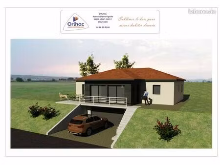 maison 5 pièces 114 m² sur sous-sol 120 m²