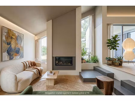 maison d'architecte des années 80 avec vue imprenable