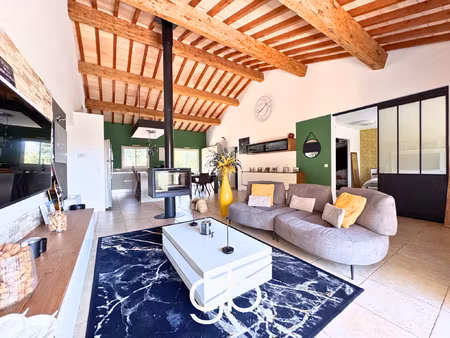 maison contemporaine plain-pied 128 m2 3 suites piscine