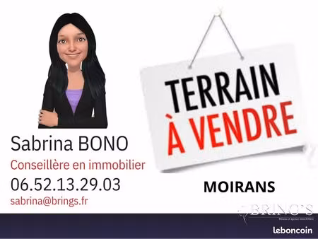 terrain 1381 m² moirans