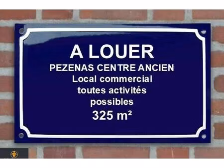 location fonds de commerce à pézenas