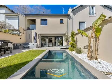 lyon 3 cœur de montchat : maison t5 d’exception avec piscine