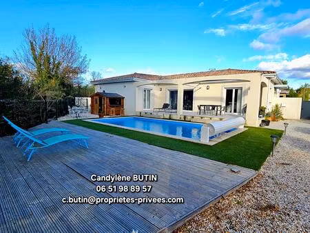 magnifique villa de 127m2 avec piscine et grand garage sur 801m2