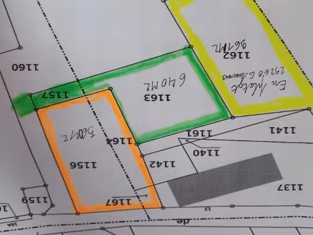 vente terrain 1093 m² étouvans (25260)