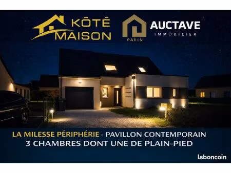 pavillon 4 pièces 105 m²