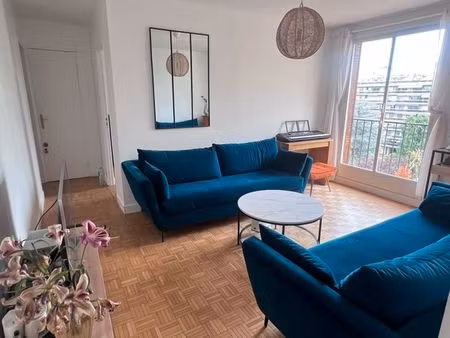 location appartement 3 pièces meublé 57m2 boulogne