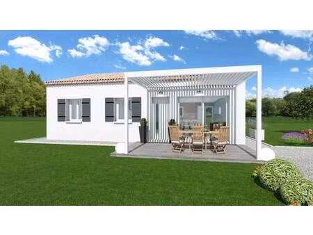 terrain avec maison neuve à vendre