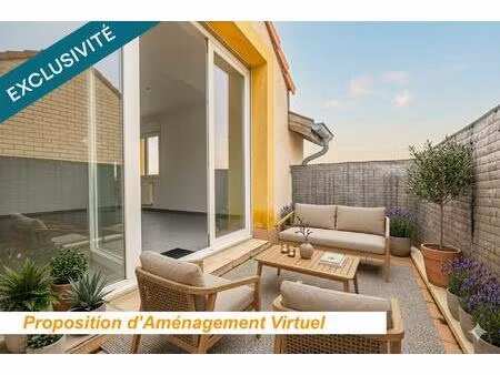 appartement f3 avec balcon et garage à maison-rouge