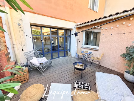 atypique ! superbe appartement ancien de 68 m2 avec et terra