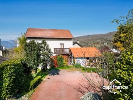 maison 5 pièces  115 m2  3 ch  dépendance sur terrain 600 m2 aix les bains (73) quartier s