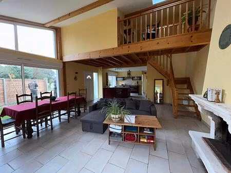 ancienne grange rénovée en maison familiale 110 m² à 30 min de l'océan