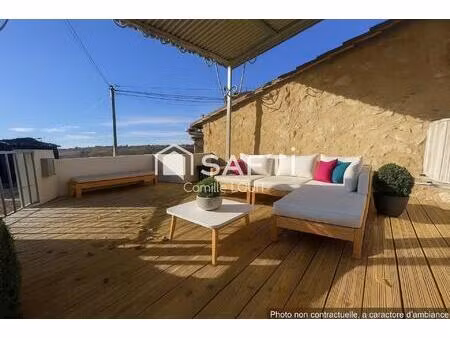 maison plain pied rénovée – vue dégagée