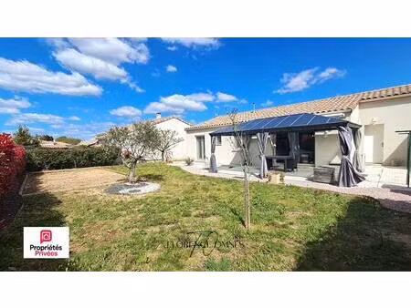 maison plain-pied 98m2 - 2 chambres + bureau - jardin - garage - aucun travaux - dpe a