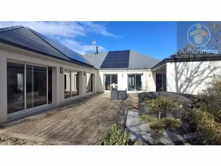 maison moderne à lailly-en-val avec piscine et domotique