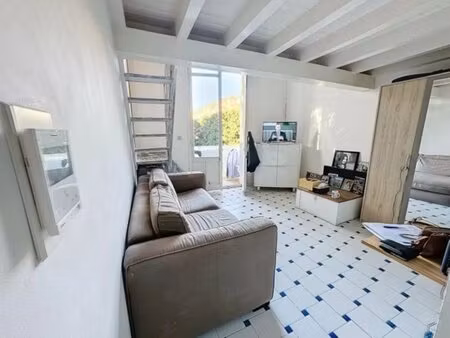 charment studio mezzanine 34m2 avec balcon