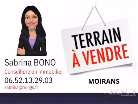 en vente terrain non constructible – 93 500 € |moirans